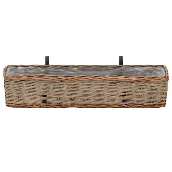 jardiniere balcon osier doublure 2 pcs 3 | jardinna