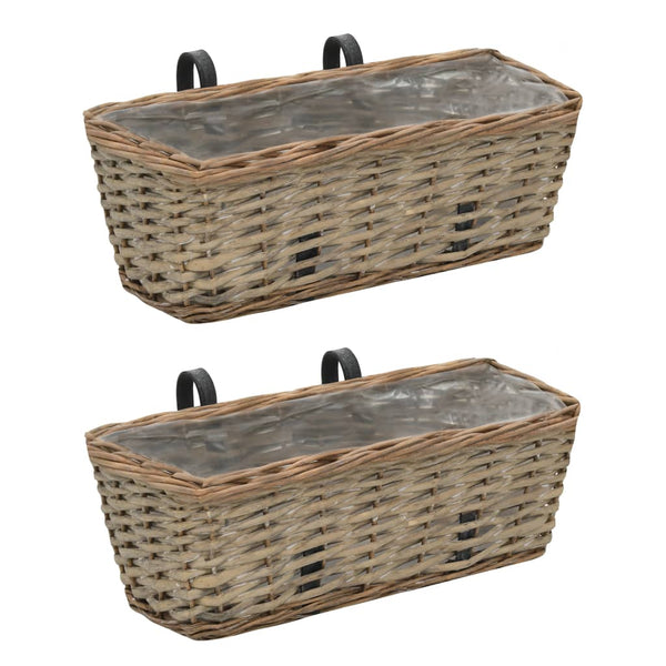 jardiniere balcon osier doublure 2 pcs 40 x 16 x 13 cm 1 | jardinna