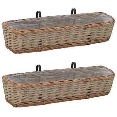jardiniere balcon osier doublure 2 pcs 80 x 20 x 15 cm 1 | jardinna