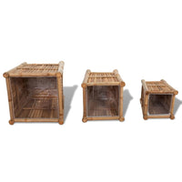 jardiniere bambou exterieur durable lot 5 | jardinna