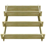 jardiniere bois a 3 niveaux jardin potager carre 2 | jardinna