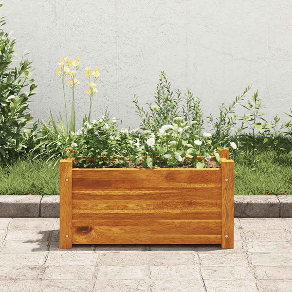 jardiniere bois dacacia design elegant jardinage 50 x 25 x 25 cm 1 | jardinna