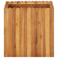 jardiniere bois dacacia massif design sobre rustique 2 | jardinna