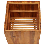 jardiniere bois dacacia massif design sobre rustique 3 | jardinna