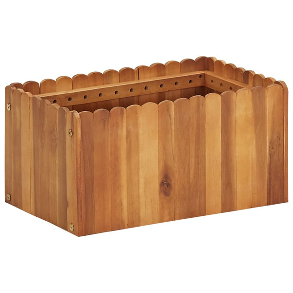 jardiniere bois dacacia massif design sobre rustique 50 x 30 x 25 cm 1 | jardinna