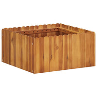 jardiniere bois dacacia massif design sobre rustique 50 x 50 x 25 cm 1 | jardinna