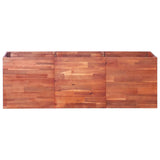 jardiniere bois dacacia resistante intemperies grand volume 2 | jardinna