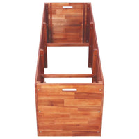 jardiniere bois dacacia resistante intemperies grand volume 3 | jardinna