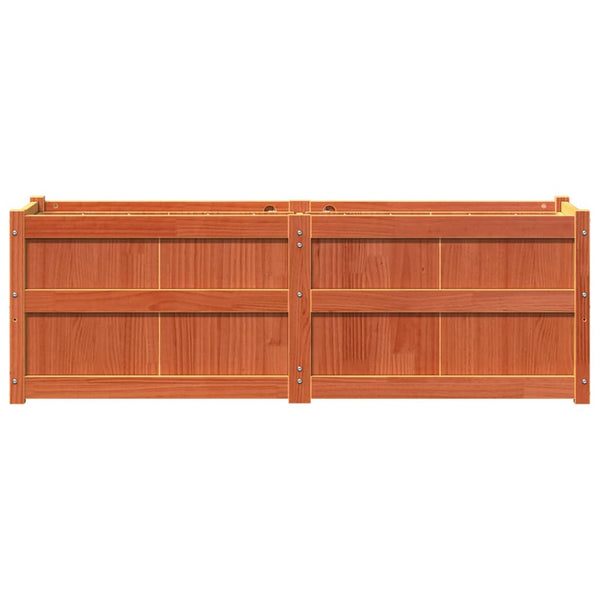 jardiniere bois massif style rustique 150x50x50 cm 5 | jardinna