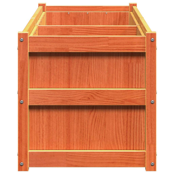 jardiniere bois massif style rustique 150x50x50 cm 6 | jardinna