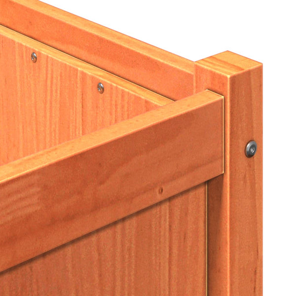 jardiniere bois massif style rustique 150x50x50 cm 9 | jardinna