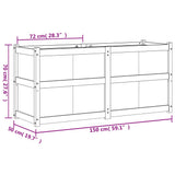jardiniere bois massif style rustique 150x50x70 cm 11 | jardinna