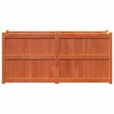 jardiniere bois massif style rustique 150x50x70 cm 5 | jardinna