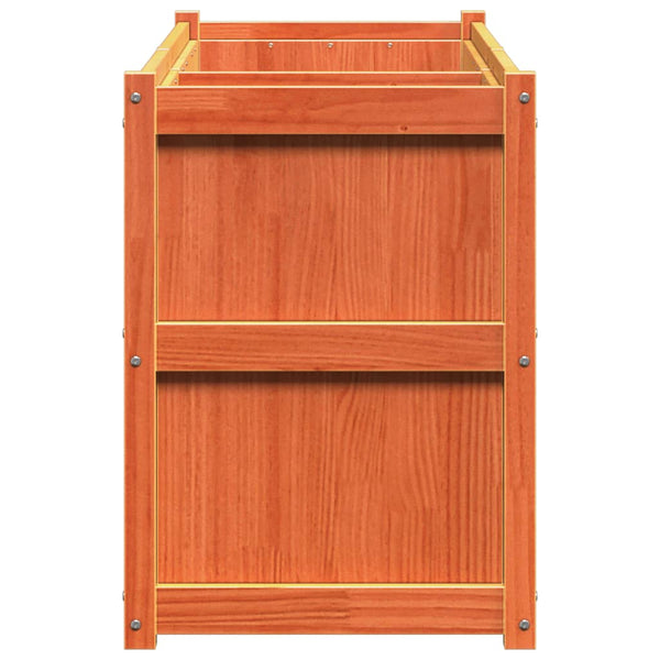 jardiniere bois massif style rustique 150x50x70 cm 6 | jardinna