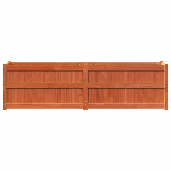 jardiniere bois massif style rustique 180x50x50 cm 5 | jardinna