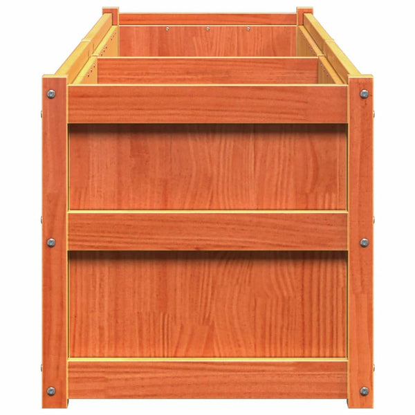 jardiniere bois massif style rustique 180x50x50 cm 6 | jardinna