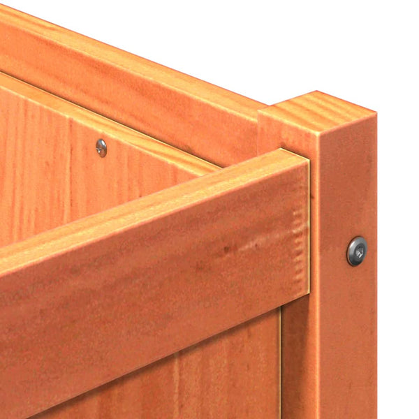 jardiniere bois massif style rustique 180x50x50 cm 9 | jardinna