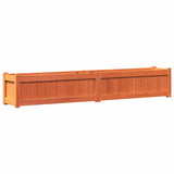 jardiniere bois massif style rustique 181x30x31 cm 2 | jardinna