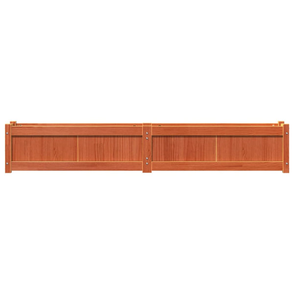 jardiniere bois massif style rustique 181x30x31 cm 5 | jardinna