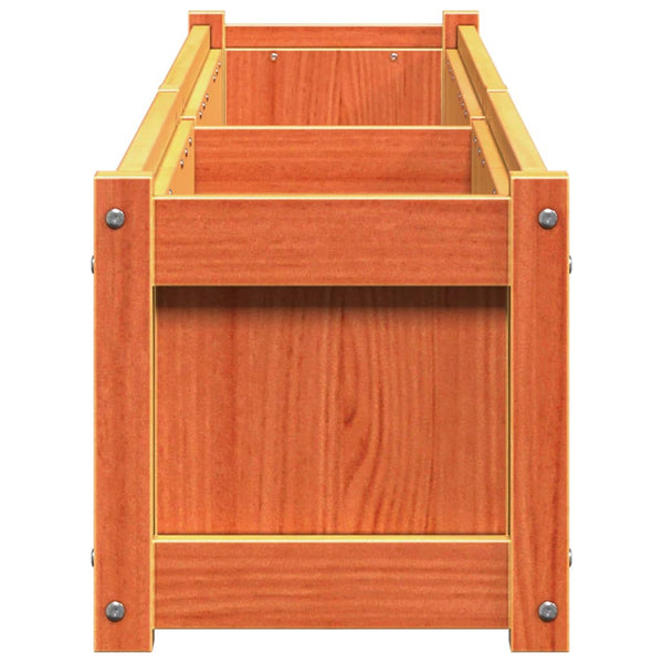 jardiniere bois massif style rustique 181x30x31 cm 6 | jardinna