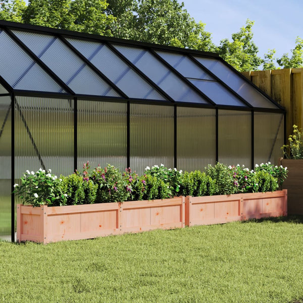 jardiniere bois massif style rustique 181x30x31 cm douglas naturel 3 | jardinna