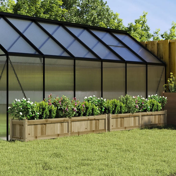 jardiniere bois massif style rustique 181x30x31 cm naturel impregne 3 | jardinna