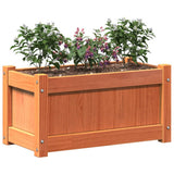 jardiniere bois massif style rustique 60x31x31 cm set 1 2 pcs 4 | jardinna