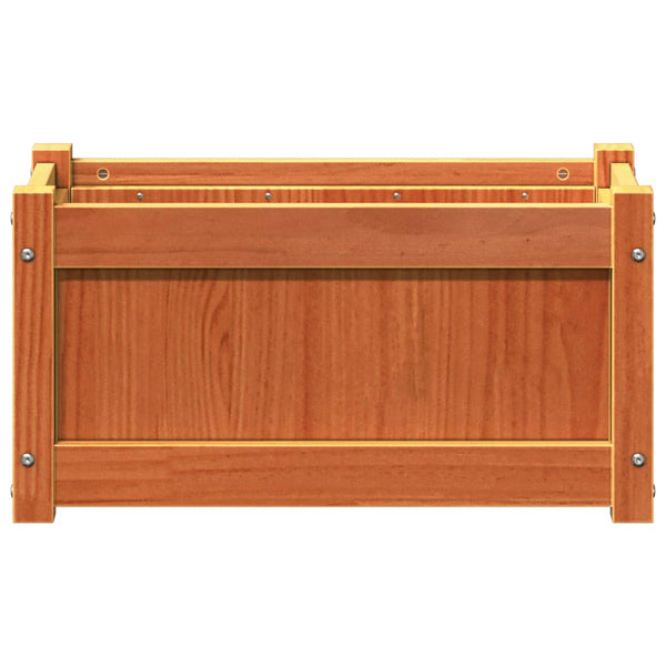 jardiniere bois massif style rustique 60x31x31 cm set 1 2 pcs 6 | jardinna