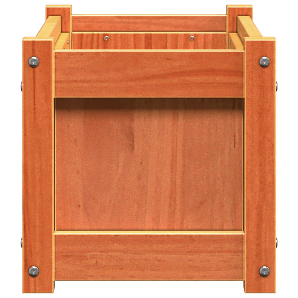 jardiniere bois massif style rustique 60x31x31 cm set 1 2 pcs 7 | jardinna
