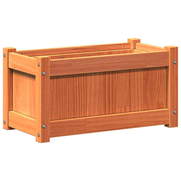jardiniere bois massif style rustique 60x31x31 cm set 1 2 pcs 8 | jardinna