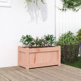 jardiniere bois massif style rustique 60x31x31 cm set 1 2 pcs douglas naturel 2 | jardinna