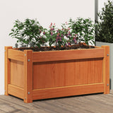 jardiniere bois massif style rustique 60x31x31 cm set 1 2 pcs marron 2 | jardinna