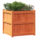 jardiniere bois massif style rustique 60x60x60 cm set 1 2 pcs 4 | jardinna