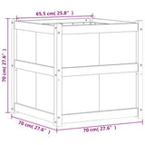 jardiniere bois massif style rustique 70x70x70 cm 10 | jardinna