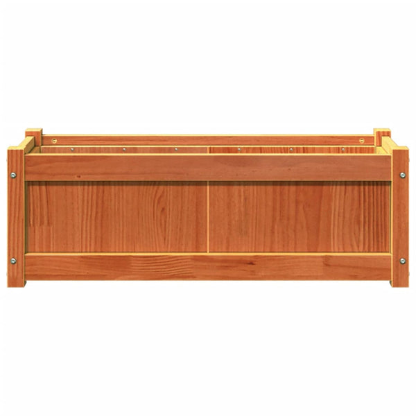 jardiniere bois massif style rustique 90x31x31 cm set 1 2 pcs 5 | jardinna