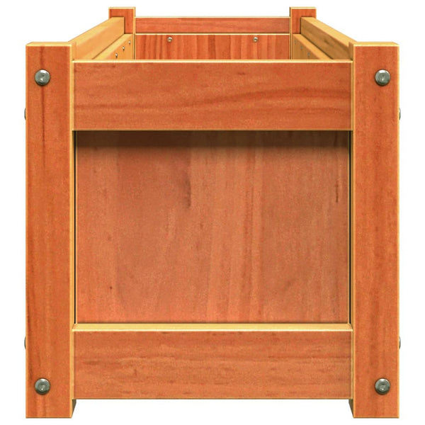 jardiniere bois massif style rustique 90x31x31 cm set 1 2 pcs 6 | jardinna