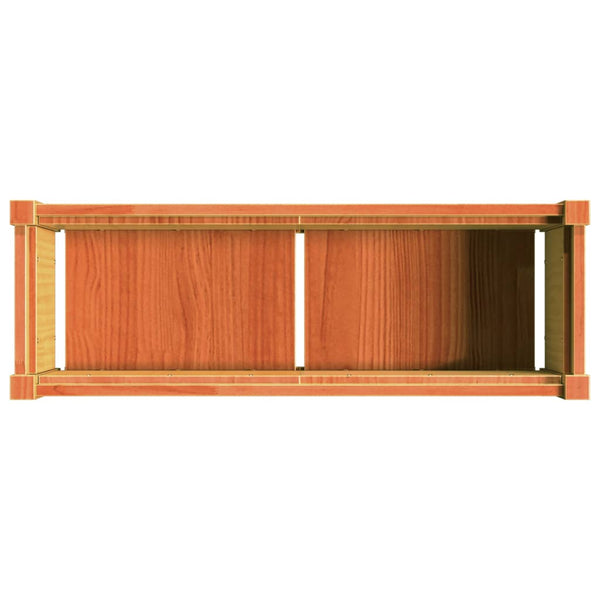 jardiniere bois massif style rustique 90x31x31 cm set 1 2 pcs 8 | jardinna