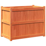 jardiniere bois massif style rustique 90x50x70 cm 2 | jardinna