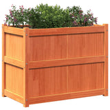 jardiniere bois massif style rustique 90x50x70 cm 4 | jardinna