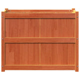 jardiniere bois massif style rustique 90x50x70 cm 5 | jardinna