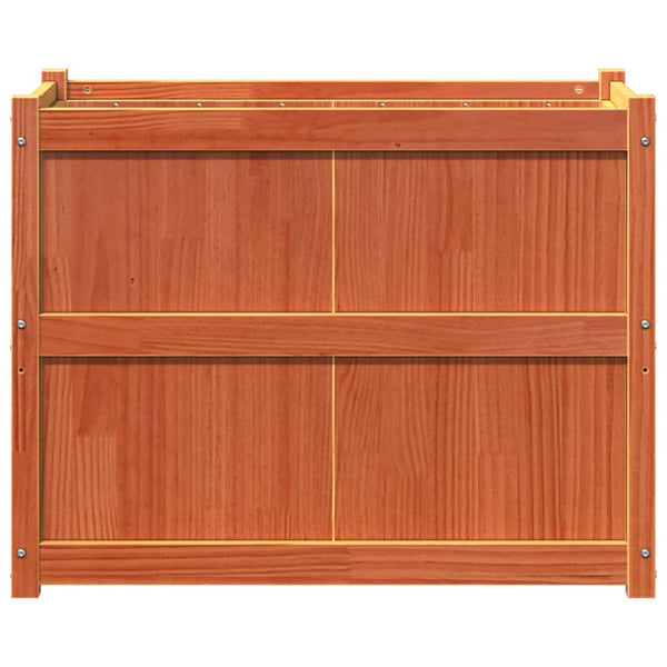 jardiniere bois massif style rustique 90x50x70 cm 5 | jardinna