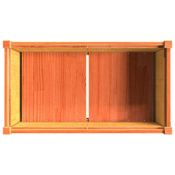 jardiniere bois massif style rustique 90x50x70 cm 8 | jardinna