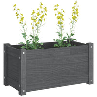 jardiniere bois massif xl drainage optimal set 1 2 pcs 7 | jardinna
