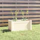 jardiniere bois massif xl drainage optimal set 1 2 pcs blanc 2 | jardinna