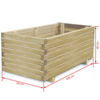 jardiniere bois pin impregne climats extremes 4 | jardinna