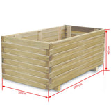jardiniere bois pin impregne climats extremes 4 | jardinna