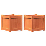 jardiniere bois pin massif design cubique renforts 2 | jardinna
