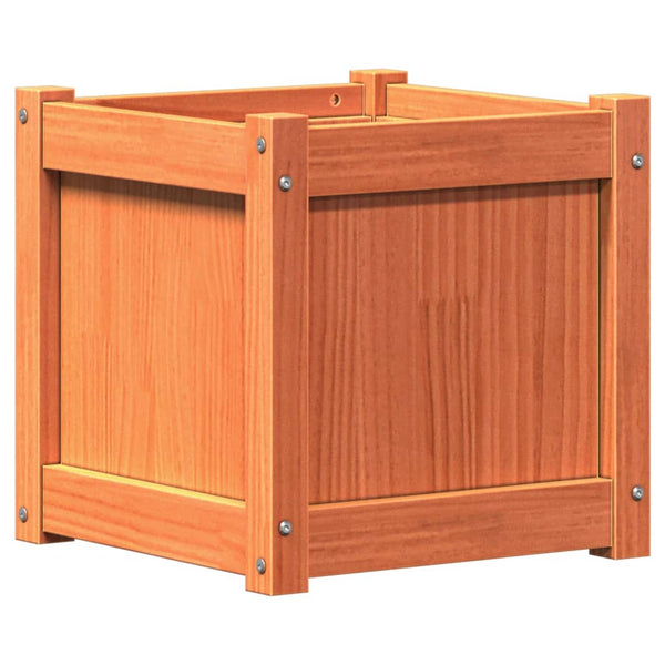 jardiniere bois pin massif design cubique renforts 5 | jardinna