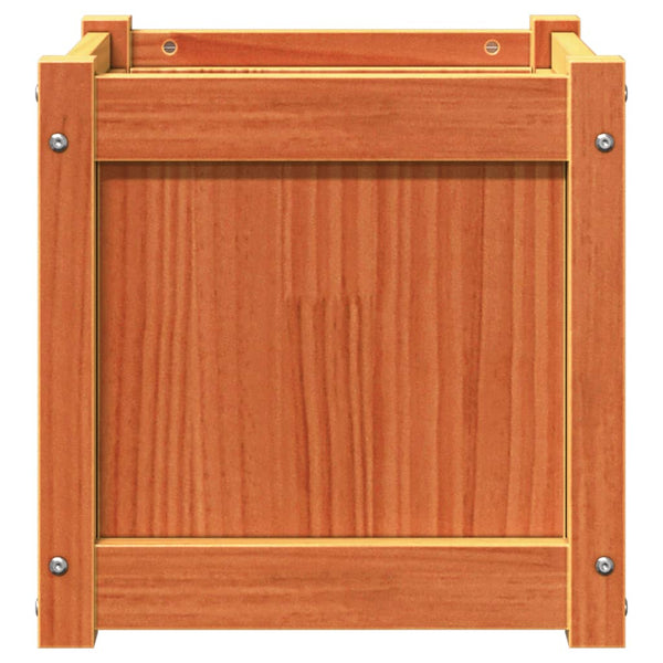 jardiniere bois pin massif design cubique renforts 7 | jardinna