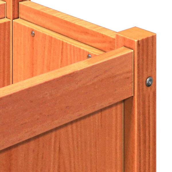 jardiniere bois pin massif style rustique 150x31x31 cm 10 | jardinna